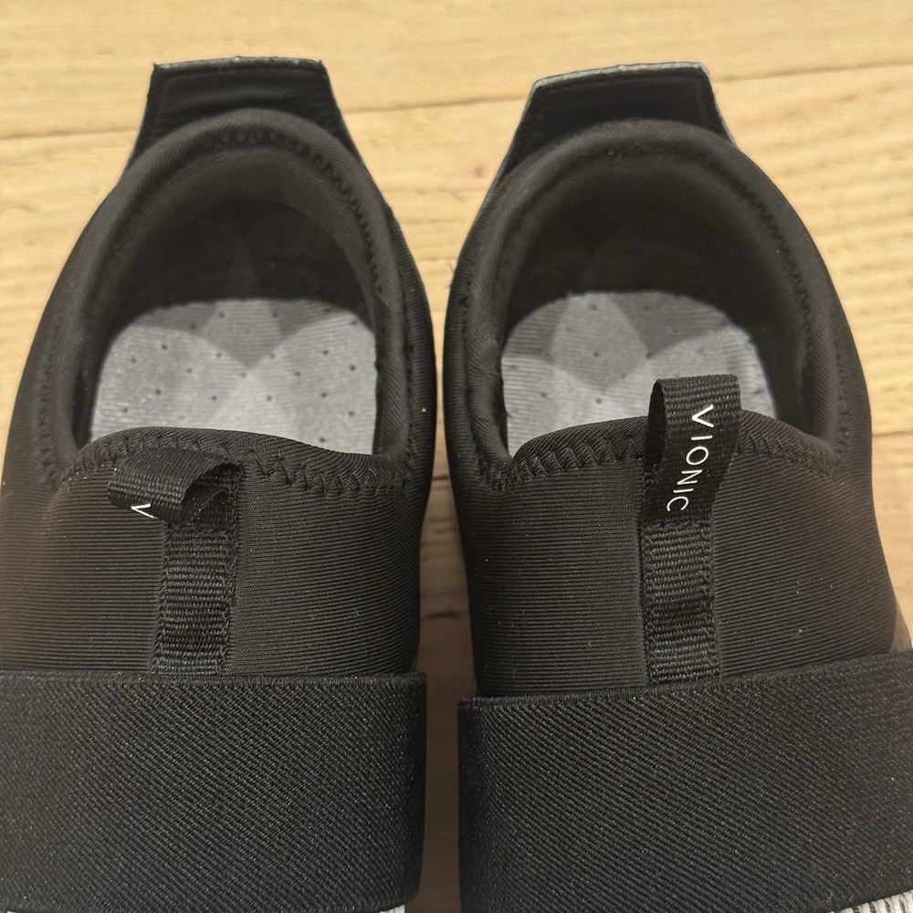 Vionic Camrie Slip-On Mesh Athletic Sneakers Shoes Black & White Women's 8.5 US - Picture 7 of 8